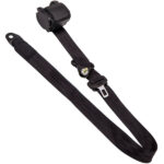 2Pcs 3 Point Retractable Seat Belts fits for Jeep Wrangler CJ YJ 1982-1995 Black - Image 6