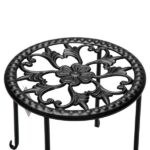 4 Round Ironwork Plant Racks With 4-1 Black Paint Prints - Image 15