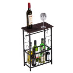 Same Code 87639072 (37 x 20 x 55)cm Multifunctional Bathroom Table / Interior Side Table Tissue Magazine Rack Dark Brown - Image 15