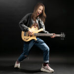 Do Not Sell on Amazon GW101 36in Small Scale Electric Bass Guitar Suit With Mahogany Body SS Pickups, Guitar Bag, Strap, Cable Burlywood - Image 6