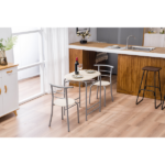 Same Code 29174819 PVC Breakfast Table (One Table and Two Chairs) Natural - Image 17