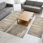 Three-piece kitchen rug set, non-slip and washable, abstract pattern kitchen hallway rug, soft and comfortable, suitable for sinks, floors, entrances, hallways and bathrooms. - Image 8
