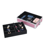 4 in 1 Aluminum Cosmetic Makeup Case Tattoo Box Pink - Image 28