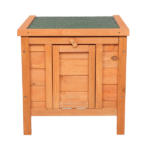 20-inch removable roof, waterproof, green asphalt roof, cedar wood, wooden chicken and rabbit cage - Image 10