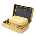 3 in 1 ABS&PC Trolley Box 20in 24in 28in Trolley Box Iron Tie Rod ABSPC Alloy Wine Yellow - Image 10