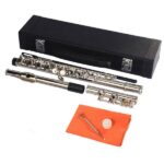 Nickel Plated C Closed Hole Concert Band Flute Silver - Image 7