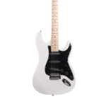 GST Stylish Electric Guitar Kit with Black Pickguard White - Image 8