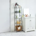 Bathroom Storage Cabinet,67.51" Tall Narrow Freestanding Cabinet Storage Tower with 2 Door for Small Spaces,Bathroom,White - Image 16