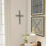CIFbuy Metal Baked Paint Hollowed Cross Wall Art Christian Religious Home Decor (TikTok, temu pickup) - Image 3