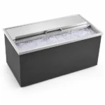 Drop-In Ice Chest, Stainless Steel Ice Storage Box with Sliding Lid and Drain Hose, Ice Bin for Chilled Wine, Beer, Beverage (36 x 18 x 14 Inches) - Image 8