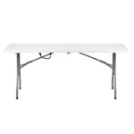 6' Folding Table Portable Plastic Indoor Outdoor Picnic Party Dining Camping Tables - Image 66