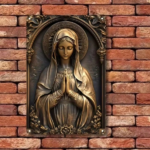 CIFbuy Square Metal Virgin Mary Spiritual Decor for Bar and Home(TikTok, temu pick-up service) - Image 8
