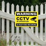 CIFbuy 1Pc 24H CCTV Video Recording Warning Tin Sign" Vintage Waterproof Rustproof Metal Plaque, Plaque, 8x12 Inch Unframed Security Camera Not Tin SignikTok, Tin SignikTok, t Self-pickup Logiopics - Image 2