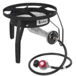 13*32inch Four-Piece Set, Black Round Iron Stove Frame, Silver Aluminum 30qt Turkey Pot 10qt Fish Pot, Gas Fryer - Image 69