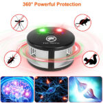 360° Ultrasonic Pest Repeller Electronic Plug-in Pest Control Mouse Chaser Blocker Repellent Deterrent with Pressure Wave & Ultrasonic Sound for Indoor Use - Image 2