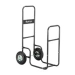 Firewood Cart 220LBS with Large Wheels, Fireplace Log Rolling Caddy Hauler, Wood Mover Outdoor Indoor Storage Holder Rack, Heavy Duty - Image 2