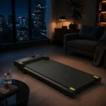 Walking Pad with Incline, Portable Under Desk Treadmill for Home, Low Noise Motor, 265LBS Capacity, Remote Control, Compact Walking Machine with Wheels - Image 6