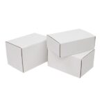 50 Corrugated Paper Boxes 6x4x3" 15.2*10*7.6cm White Outside and Yellow Inside - Image 13