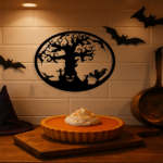 CIFbuy Gothic Metal Tree of Life Wall Art Sculpture Black Wrought Iron Wall Hanging for Indoor Outdoor Halloween Home Decor (TikTok, temu pick-up service) - Image 5