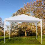 3 x 3m Waterproof Tent with Spiral Tubes White - Image 10
