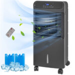 Ice Cooling Room Air Cooler, with Ice Packs, Water Humidifier, Remote, Timer & Oscillating Function - Image 8
