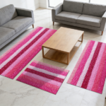 Three-piece kitchen rug set, non-slip and washable, abstract pattern kitchen hallway rug, soft and comfortable, suitable for sinks, floors, entrances, hallways and bathrooms. - Image 6
