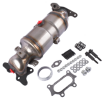 Catalytic Converter Set 16448 16641 02IEB1307ASL Replacement for Honda Civic 1.8L 2006-2011 - Image 3