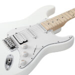 [Do Not Sell on Amazon] GST Stylish H-S-S Pickup Electric Guitar Kit with 20W AMP Bag Guitar Strap White - Image 14