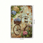 CIFbuy Retro Bicycle | 8x12 Inch Metal Tin Sign Waterproof Rustproof Vintage Wall Decor Classic Bicycle Pattern Hanging Plaque For Bedr TikTok, TikTok, Bedr Self-pickup Logiopics