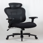 500LBS Big and Tall Office Chair Mesh Breathable, Gaming Chair with Adjustable Backrest Height & Headrest Angle & Adaptive Lumbar Lupport, Executive Computer Desk Chair with 2D Flip-Up Arms,Black. - Image 18