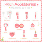 White Kids Vanity Set with Tri-Folding Acrylic Mirror & Drawer, 2-in-1 Convertible Design (3+ Ages)​ - Image 6