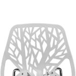 4pcs Bird's Nest Style Lounge Chair White - Image 9