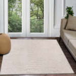 Large Area Rug Living Room Rugs, Brown Soft Machine Washable Rug for Entryway Non-Slip Door Mat, Ultra Soft Area Rug Geometric for Bedroom Kitchen Office, Brown - Image 3