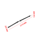 Rear Drive Shaft Compatible with Chevrolet Silverado 1500 GMC Sierra 1500 Pickup RWD Only 1999-2006 Black 1Pc - Image 4