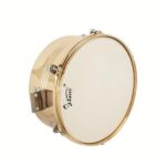 [Do Not Sell on Amazon] 13" & 14" Timbales Drum Set with Stand and Cowbell Golden - Image 10