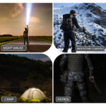 USB Rechargeable LED Flashlight Retractable Torch 3-Mode Zoomable Security Light Outdoor Flashlight Set (US Logistics For USPS/DHL/Fedex/UPS. No designated logistics accepted TK/TMEU only For self-pickup - Image 6