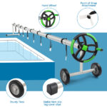 18 Ft Aluminum Inground Solar Cover Swimming Pool Cover Reel - Image 2