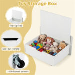Kids Toy Storage Organizer with Movable Drawer & Anti-Tipping Kit for Playroom Nursery - c - Image 4