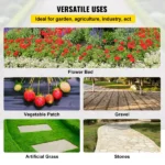 Weed Barrier 6ft x 300ft Landscape Fabric 2.4oz Woven Ground Cover Heavy Duty PP Geotextile Fabric Weed Control Fabric for Commercial Greenhouse, Garden Barrier Cloth Black (Shipment from Walmart) - Image 4