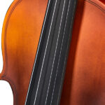 Brand new 1/2 acoustic violin set (includes case, bow, rosin, tuner, shoulder rest, strings, and tone marks) - Image 6
