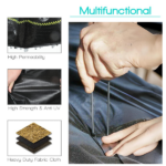 XISHAN 3'X300' Black HDPE 70 Gram Weed Barrier Fabric - Image 4