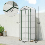 Garden Bed with Mini Greenhouse - Image 4