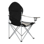 Medium Camping Chair Fishing Chair Folding Chair Black Gray - Image 7