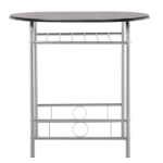Same Code 67657426 PVC Breakfast Table (One Table and Two Chairs) Black - Image 13