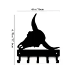 CIFbuy™ Modern Black Metal Wall Hook Industrial Farmhouse Coat Rack Minimalist Art (TikTok, temu pick-up service) - Image 7