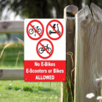 CIFbuy 1pc No E-Bikes E-Scooters Or Bikes Allowed Here Tin Sign, 8x12in Funny Metal Plaque Wall Decor, Unframed Yard Sign, Humorous Gif TikTok, TikTok, etal Plaque Wall Decor, Unframed Yard Sign Self-pickup Logiopics - Image 4