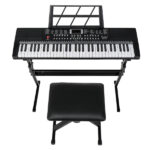 Do Not Sell on Amazon GEP-204 61Key Folding Piano Semi-Weighted Standard Keyboards Digital Piano with Bluetooth, Handbag for Piano Lover Black color - Image 15