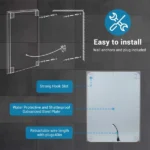 Bright LED Bathroom Mirror 36" x 28" Front Light, 5 Mins Defog, Full HD Reflected, 3 Colors Dimmable, Wall Mounted[Unable ship on weekends, TK/TEMU only for pickup, only TX10643 warehouse supports GOFO] - Image 7