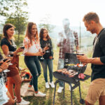Charcoal Grills Outdoor BBQ Grill, Barrel Charcoal Grill with Side Table and Wheels, for Outdoor Backyard Camping Picnics Patio and Parties - Image 18