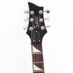 [Do Not Sell on Amazon] Flame Shaped Electric Guitar with 20W Electric Guitar Sound HSH Pickup Novice Guitar Audio Bag Strap Picks Shake Cable Wrench Tool Black - Image 10